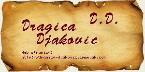 Dragica Đaković vizit kartica